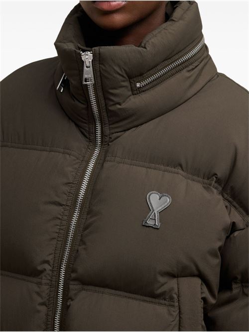 Zip-up down jacket AMI PARIS | FJK413PA0009221